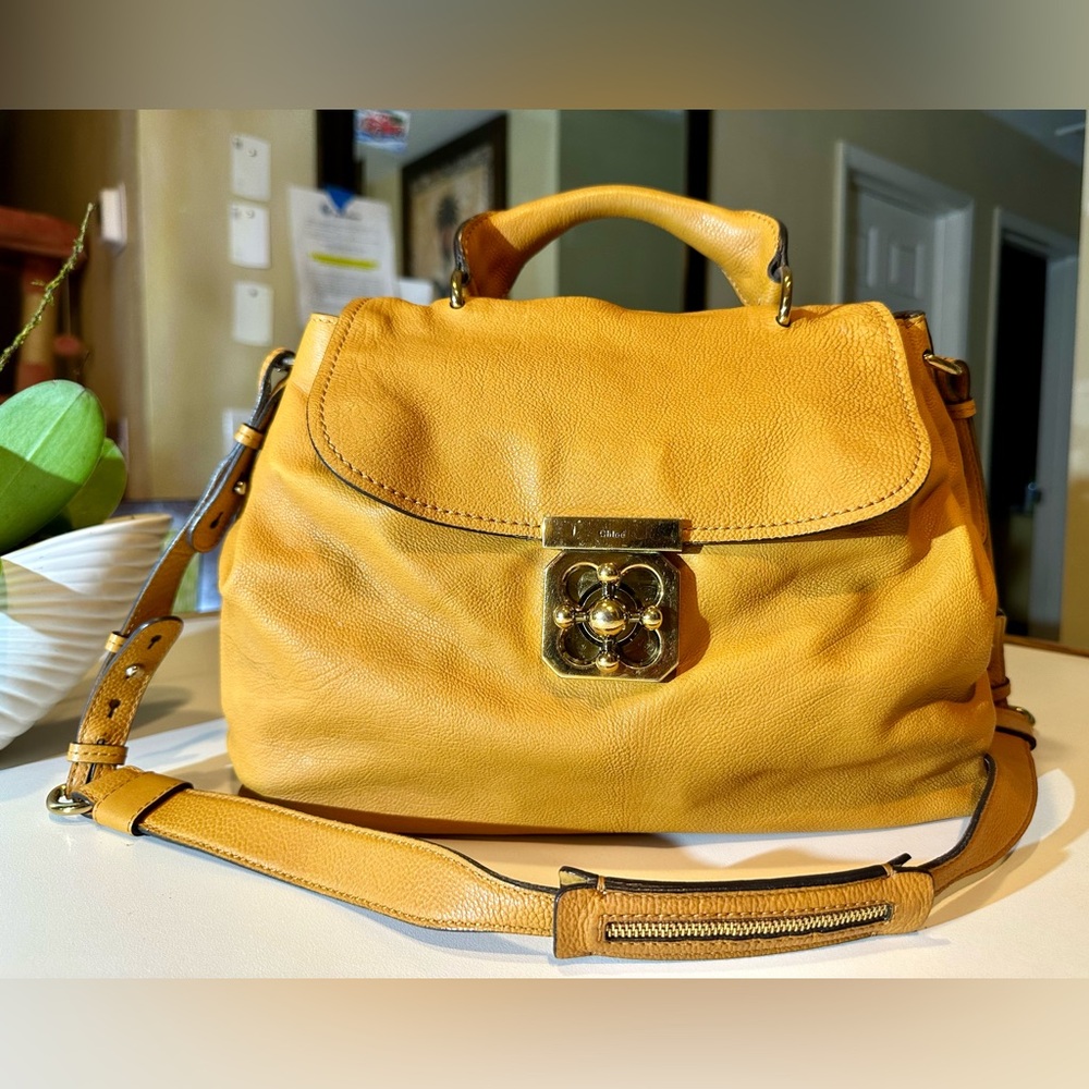 Chloe Yellow Shoulder Bag